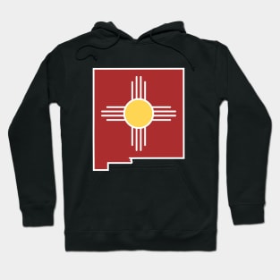 Red and Yellow New Mexico Zia Shirt Hoodie